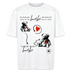 Berlin T-Shirt-BERLINER KNORKE-Unisex Oversize Bio-T-Shirt - Weiß