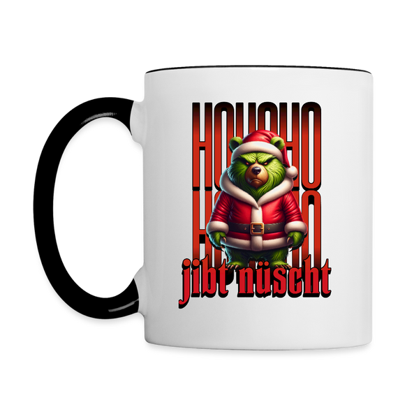 HOHOHO jibt nüscht - Tasse - Weiß/Schwarz