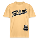 Dit is mir SCHNURZPIEPE-Relaxed Fit Unisex Bio-T-Shirt - Hellgelb