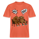 Berliner Bär mit berliner Schnauze-WATN?NÜSCHT- RELAXED FIT Unisex Organic T-Shirt - Hellrot