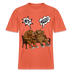 Berliner Bär mit berliner Schnauze-WATN?NÜSCHT- RELAXED FIT Unisex Organic T-Shirt - Hellrot
