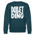 DOLLET DING-Unisex Bio-Sweatshirt - Dunkles Petrol