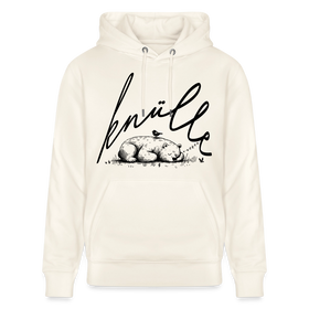 KNÜLLE - Unisex Bio-Hoodie - Naturweiß 