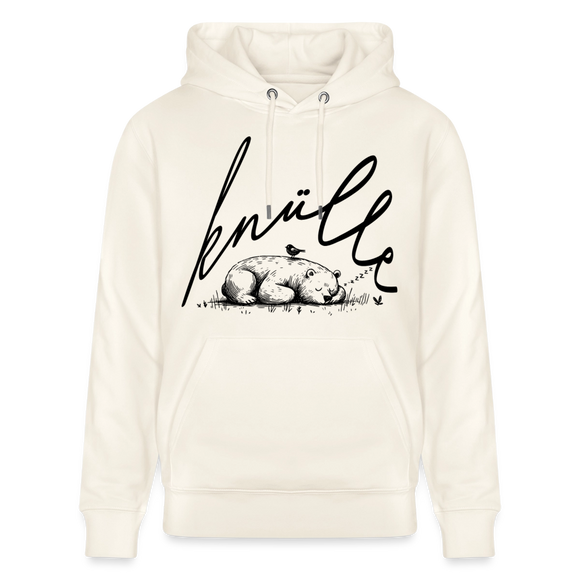 KNÜLLE - Unisex Bio-Hoodie - Naturweiß 