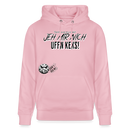 JEH MIR NICH UFFN KEKS-Unisex Bio-Hoodie - Hellrosa