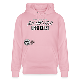 JEH MIR NICH UFFN KEKS-Unisex Bio-Hoodie - Hellrosa