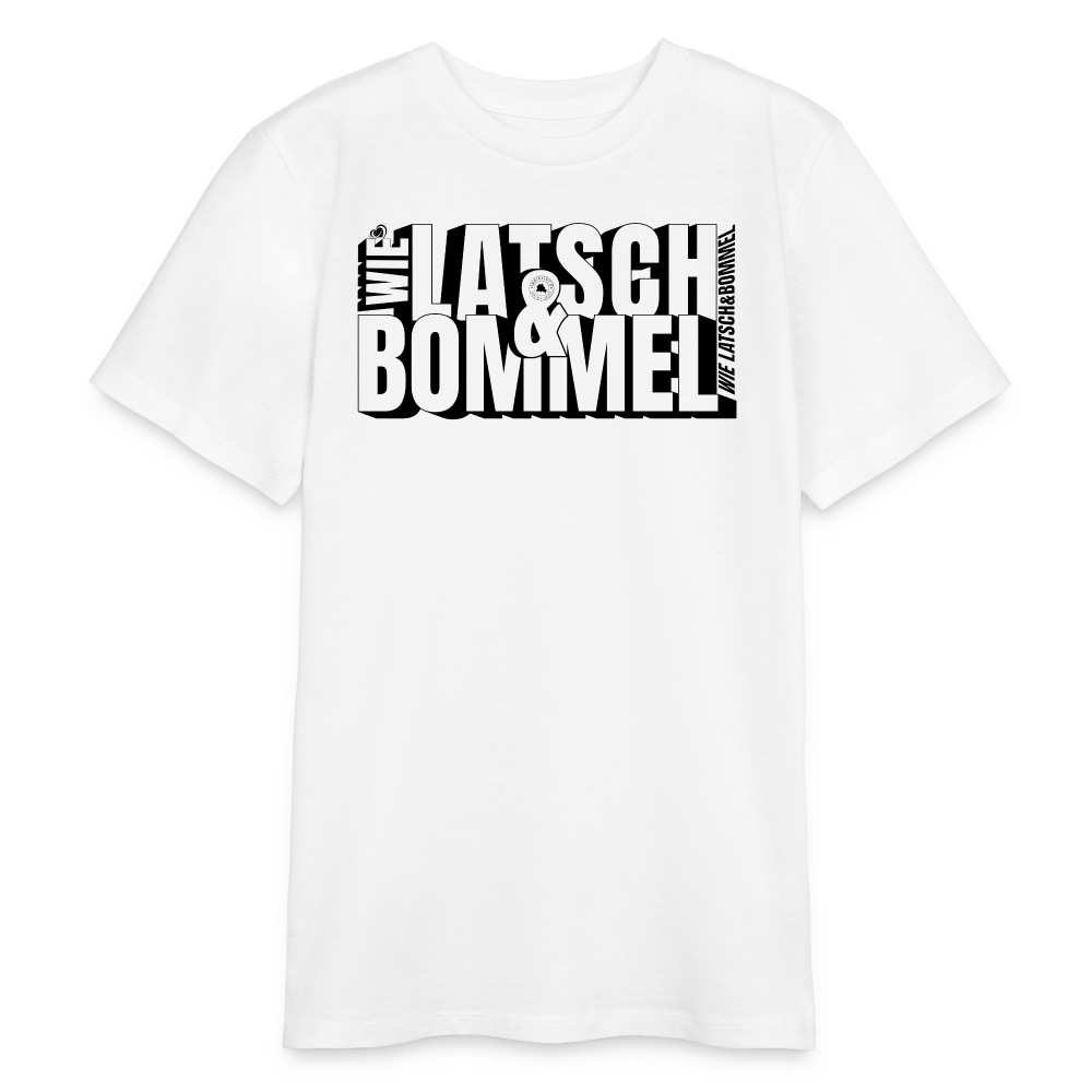 WIE LATSCH UND BOMMEL - Bio Teenager T-Shirt - Weiß