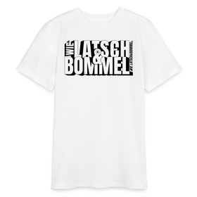 WIE LATSCH UND BOMMEL - Bio Teenager T-Shirt - Weiß