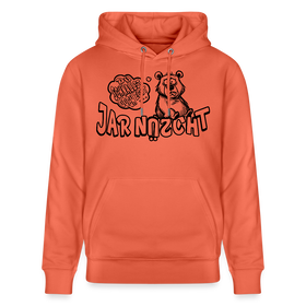 DU SCHNALLST JAR NÜSCHT-Unisex Bio-Hoodie - Hellrot