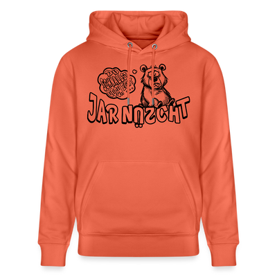 DU SCHNALLST JAR NÜSCHT-Unisex Bio-Hoodie - Hellrot