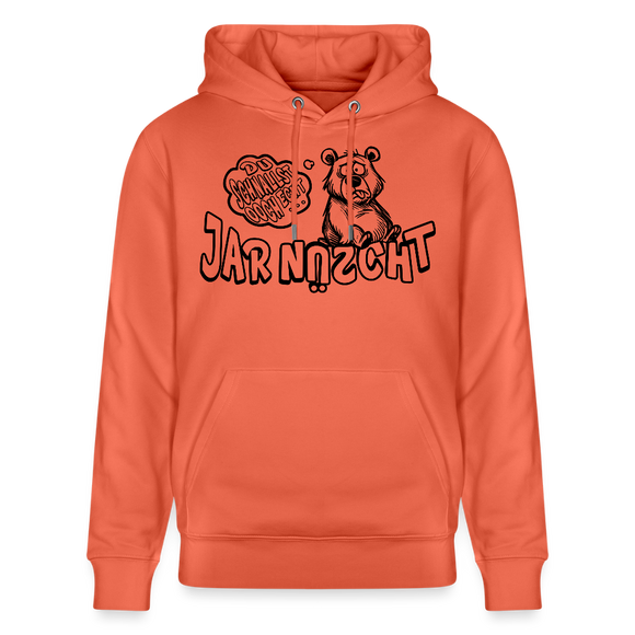 DU SCHNALLST JAR NÜSCHT-Unisex Bio-Hoodie - Hellrot