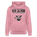 ICK GLOB, MEEN SCHWEIN PFEIFT!-Unisex Bio-Hoodie - Lila Traum