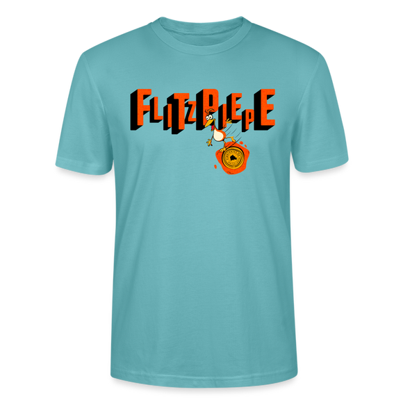 FLITZPIEPE - Unisex T-Shirt BIO - Pastelltürkis