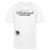 NACHTIGALL ICK HÖR DIR TRAPSEN-Relaxed Fit Unisex Bio-T-Shirt - Weiß