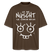 NÜSCHT FÜR SCHWACHE NERVEN-Oversized Unisex Bio T-Shirt mit Berliner Schnauze - Dunkelbraun