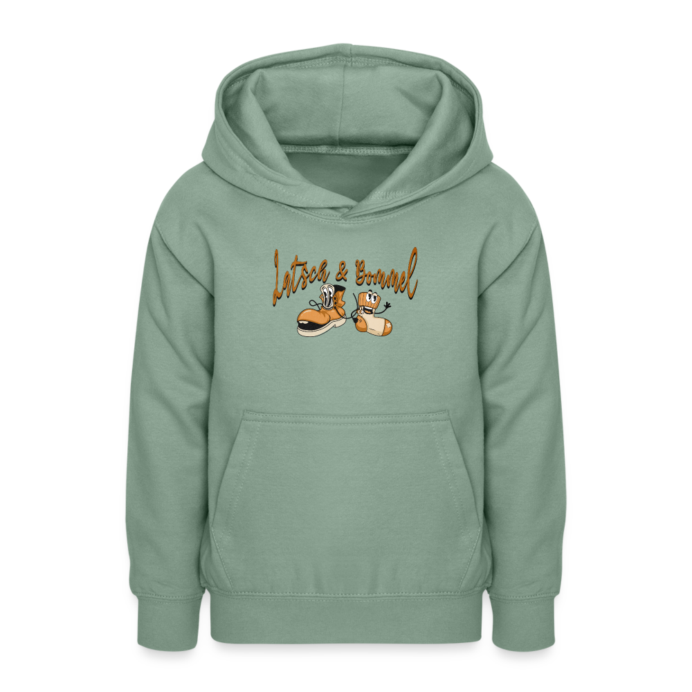 LATSCH UND BOMMEL - Teenager Hoodie - Graugrün