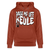PASS MA UFF KEULE-Unisex Bio-Hoodie II - Terrakotta