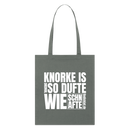 KNORKE? - Bio-Stoffbeutel - Anthrazit