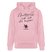 NACHTIGALL ICK HÖR DIR TRAPSEN-Unisex Bio-Hoodie - Hellrosa