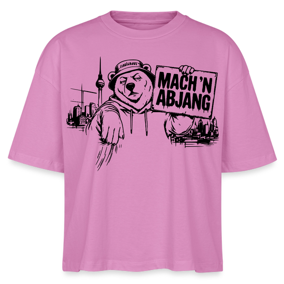 MACH 'N ABJANG-Frauen Boxy Bio-T-Shirt - Pink