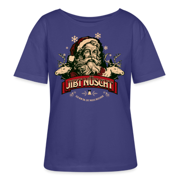 JIBT NÜSCHT zu Weihnachten-Rundhals Frauen Bio-T-Shirt - Dämmerung