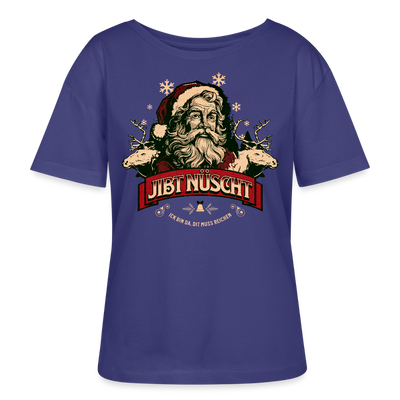 JIBT NÜSCHT zu Weihnachten-Rundhals Frauen Bio-T-Shirt - Dämmerung