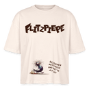 BERLINER FLITZPIEPE - Frauen Boxy Bio-T-Shirt - Naturweiß