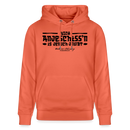 Berliner Spruch-NICH ANJESCHISSN-Unisex Bio-Hoodie - Hellrot