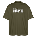 MUMPITZ-Oversized Unisex Bio T-Shirt-dunkel - Khaki