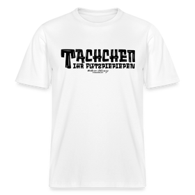 Berliner Begrüssung-TACHCHEN IHR FLITZPIEPEN- RELAXED FIT Unisex Organic T-Shirt - Weiß