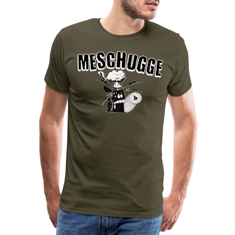 MESCHUGGE - Männer Premium T-Shirt - Khaki