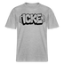 ICKE- RELAXED FIT Unisex Organic T-Shirt mit Berliner Schnauze - Grau meliert