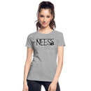 NEESE-Frauen Premium Bio T-Shirt - Grau meliert