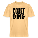 Berliner Schnauze-DOLLET DING- RELAXED FIT Unisex Organic T-Shirt - Hellgelb