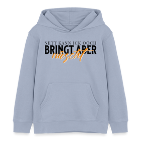 NETT KANN ICK OOCH - Kinder Bio-Hoodie - Lavendel-Violett
