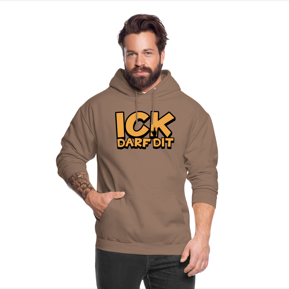 ICK DARF DIT - Hoodie - Mokka