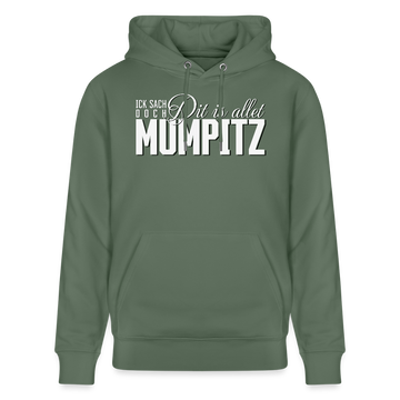 MUMPITZ-Unisex Bio-Hoodie-dunkel - Tanngrün
