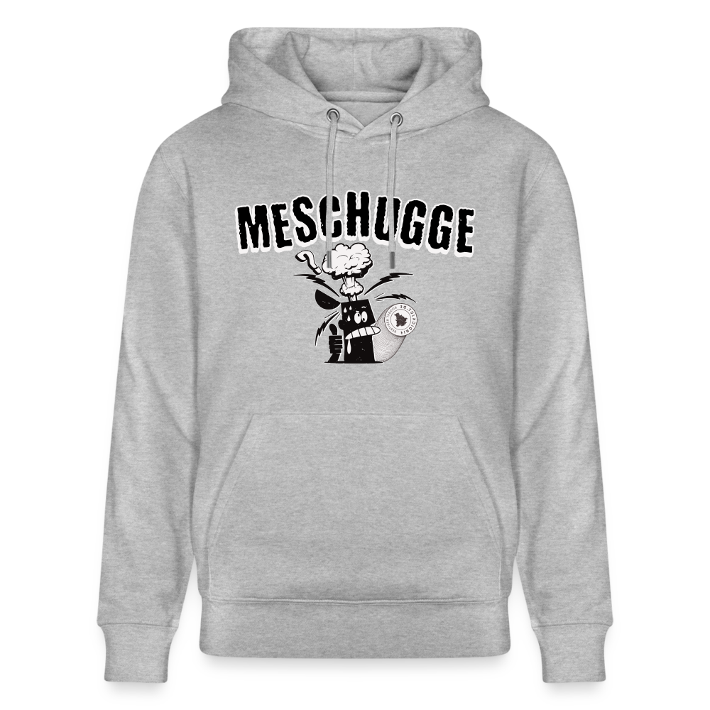 MESCHUGGE - Unisex Bio-Hoodie - Grau meliert