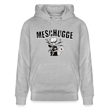 MESCHUGGE - Unisex Bio-Hoodie - Grau meliert