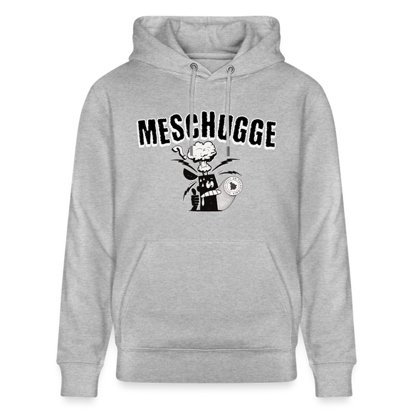 MESCHUGGE - Unisex Bio-Hoodie - Grau meliert