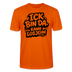 Berlin Shirt-Unisex Bio T-Shirt-ICK BIN DA, KANN LOSJEHN - Tieforange