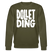 DOLLET DING-Unisex Bio-Sweatshirt - Khaki