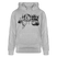 Berliner Spruch- MACH 'N ABJANG -Unisex Bio-Hoodie - Grau meliert