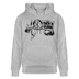 Berliner Spruch- MACH 'N ABJANG -Unisex Bio-Hoodie - Grau meliert