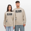 ICK GLOOB, MIR LAUST DER AFFE-Unisex Bio-Sweatshirt - Beige