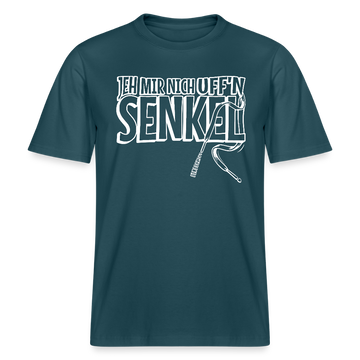 JEH MIR NICH UFFN SENKEL-Relaxed Fit Unisex Bio-T-Shirt II - Dunkles Petrol