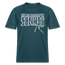 JEH MIR NICH UFFN SENKEL-Relaxed Fit Unisex Bio-T-Shirt II - Dunkles Petrol