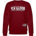 ICK GLOOB MEEN SCHWEIN PFEIFT!-Unisex Bio-Sweatshirt II - Burgunderrot