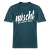 Berlin Shirt-NÜSCHT FÜR SCHWACHE NERVEN- RELAXED FIT Unisex Organic T-Shirt - Dunkles Petrol