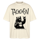 TACHCHEN BERLINER - Unisex Oversize Bio-T-Shirt - Weißgrau